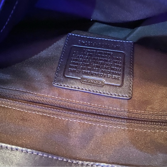 Coach Soho Pleated Signature Tote Shoulder Handbag - Picture 6 of 10